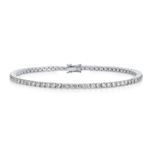 Lab-grown Diamond Tennis Bracelet White Gold