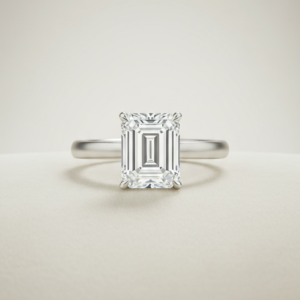 Emerald Cut Diamond Ring