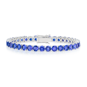 12ct Natural Tanzanite Tennis Bracelet