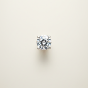 Round Brilliant Diamond Stud Earrings